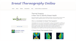 Desktop Screenshot of breastthermographydallas.com
